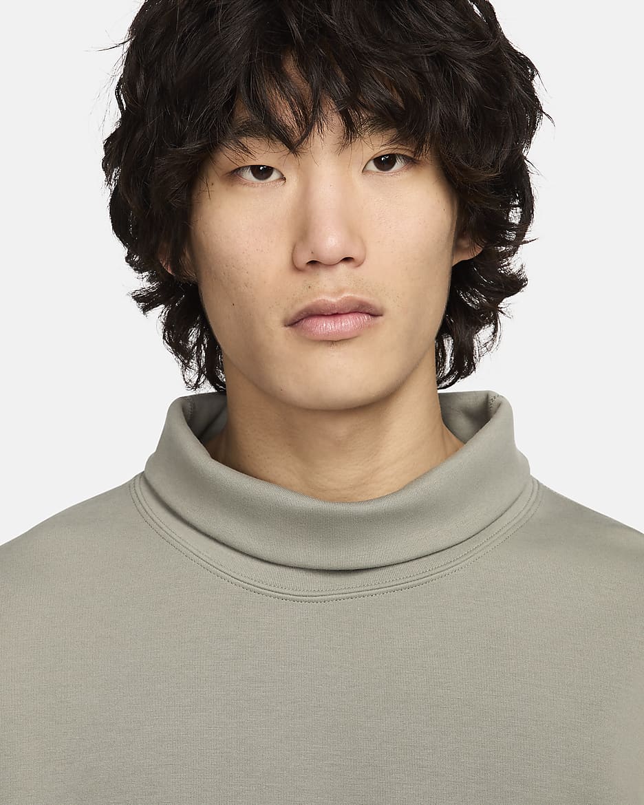 Nike fleece turtleneck hotsell